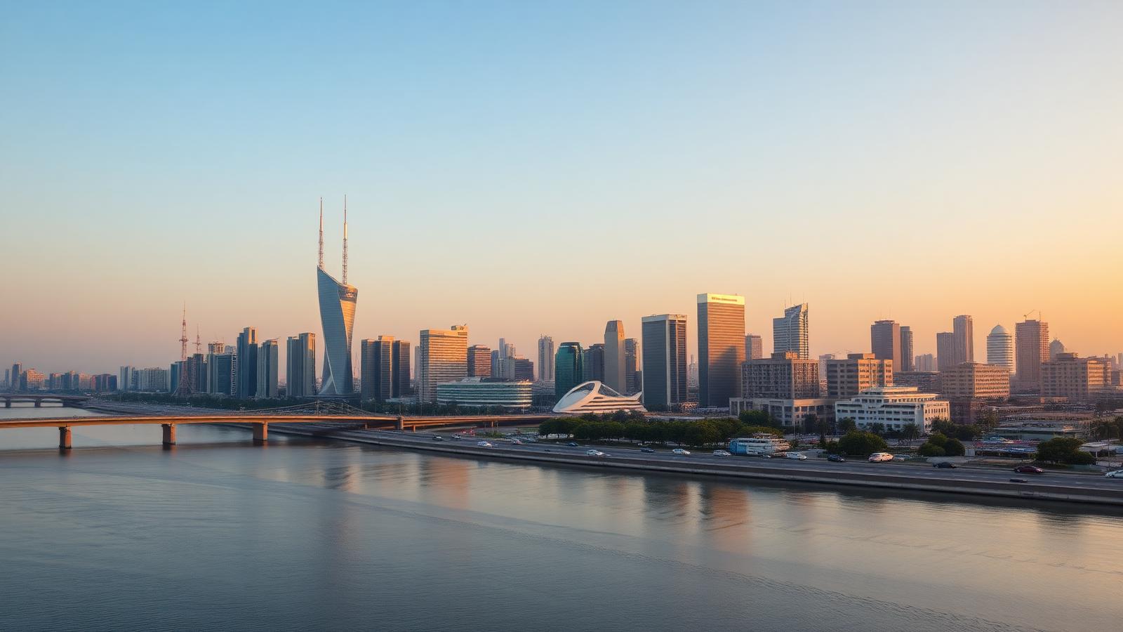 Iconic Iraq skyline
