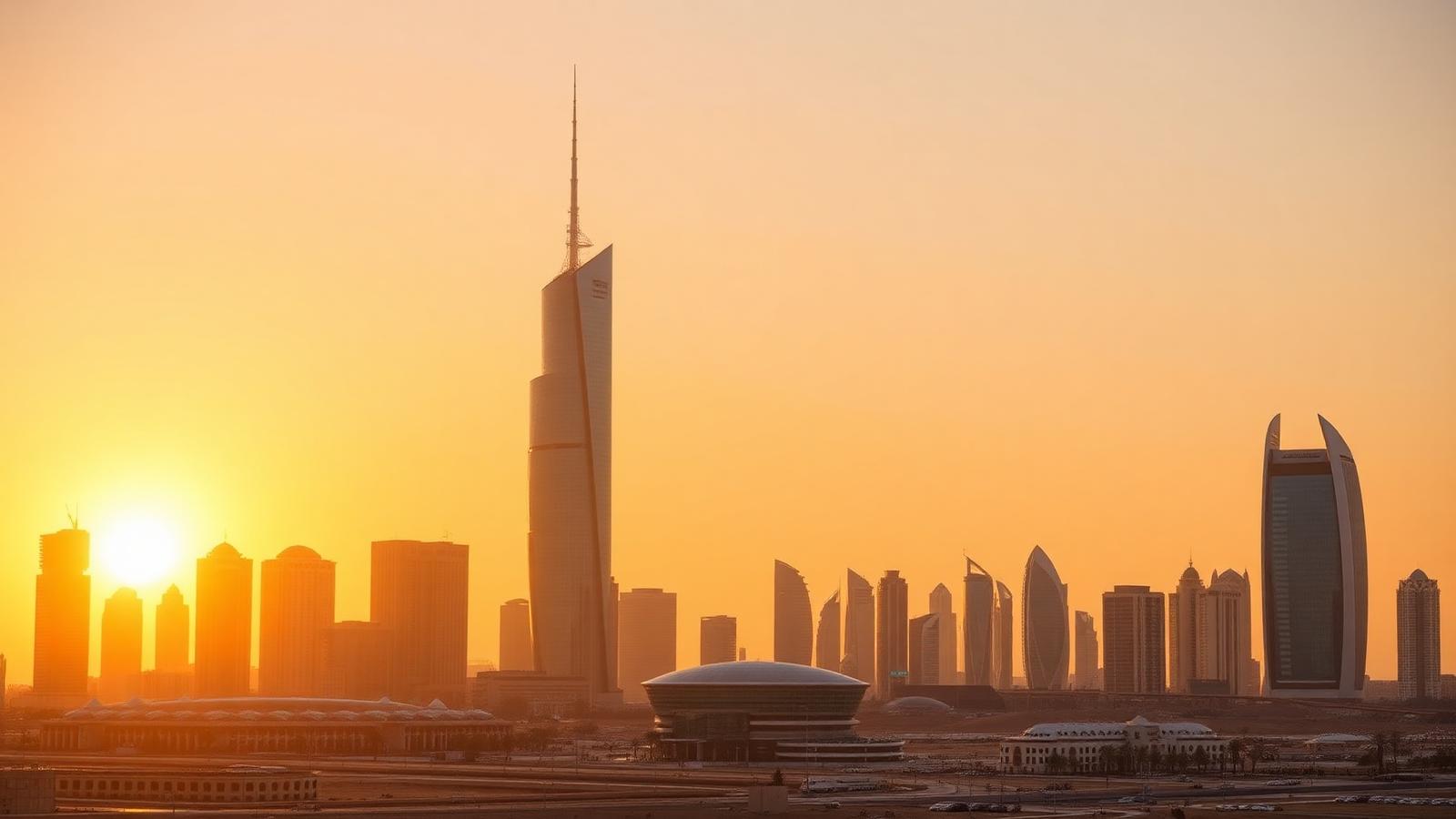 Iconic Saudi Arabia skyline