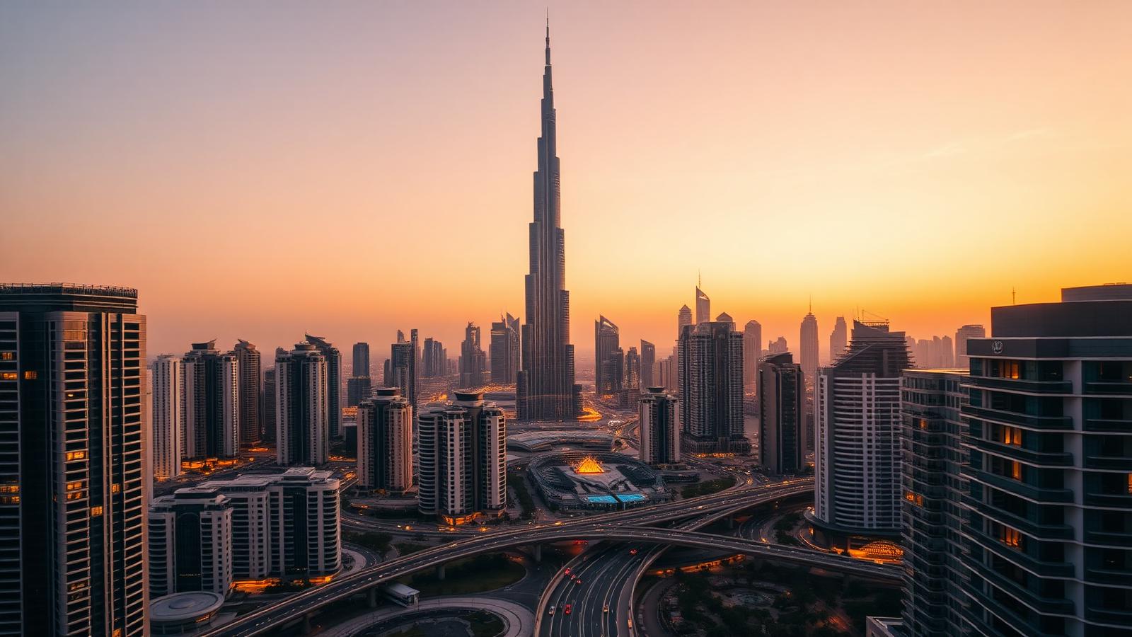 Iconic UAE skyline
